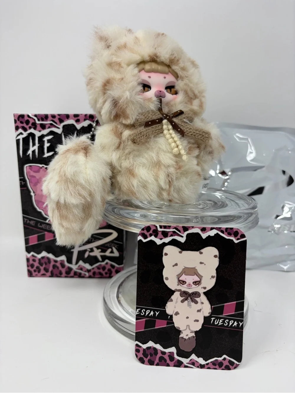 TUESDAY Piku THE WEEK Series Plush Pendant